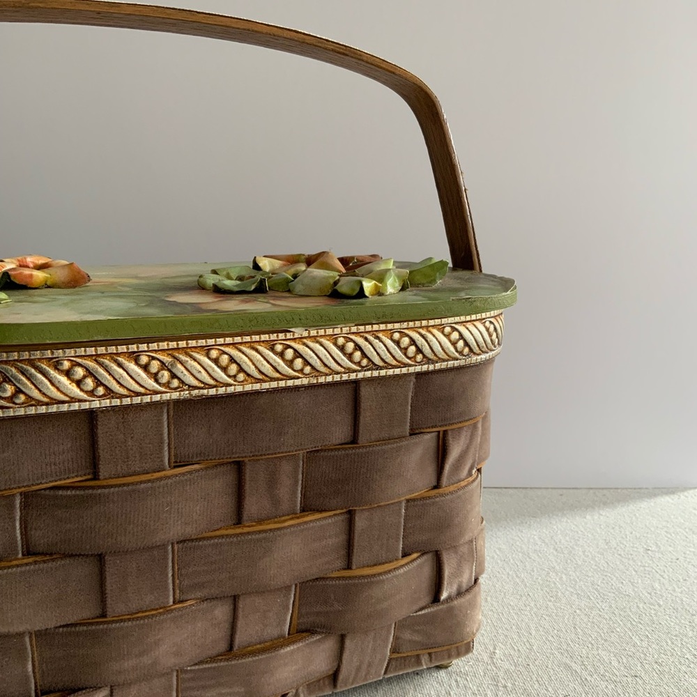 Floral Basket Purse